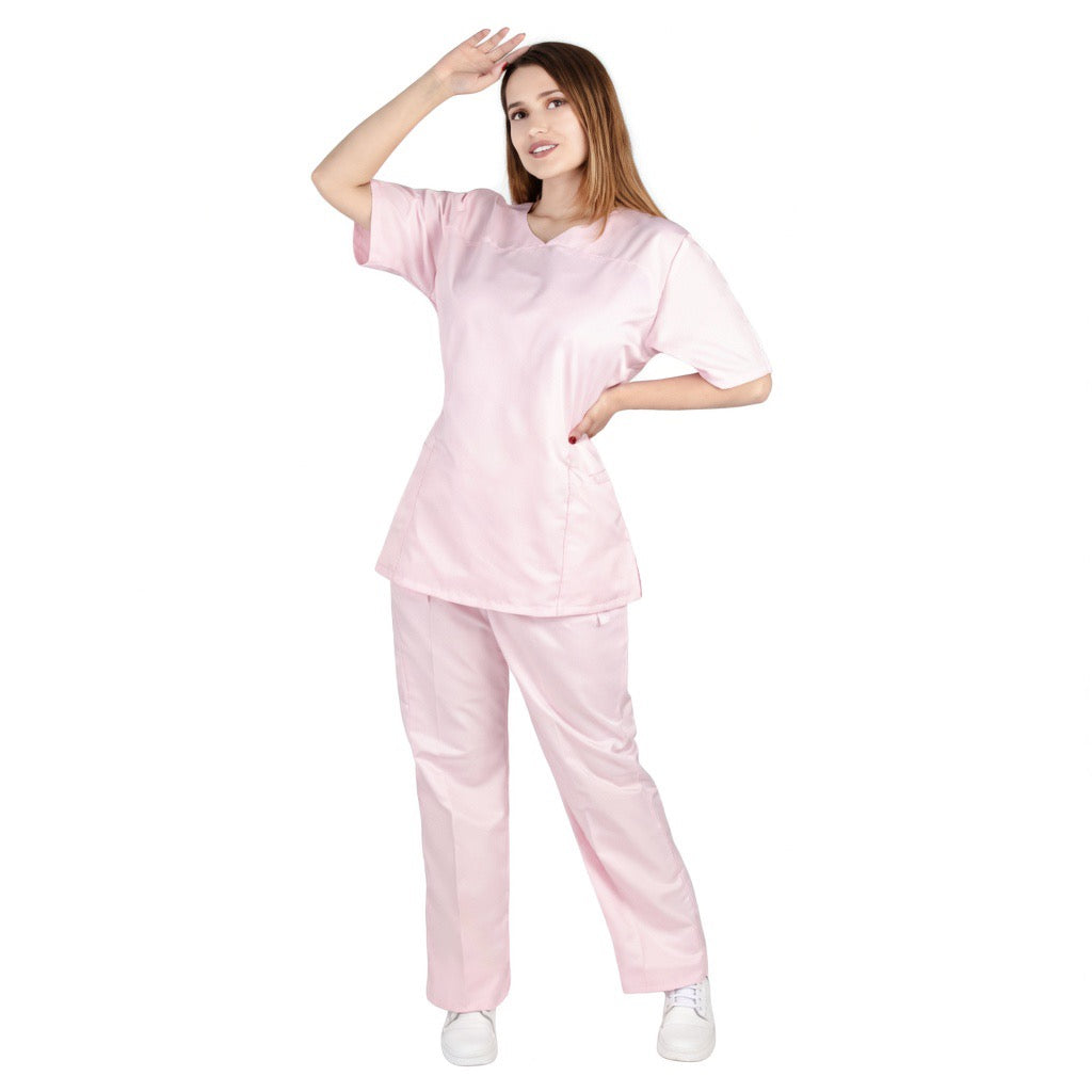 Conjunto Medico Scrub Quirurgico Dama Colores Estela Antifluido AMB
