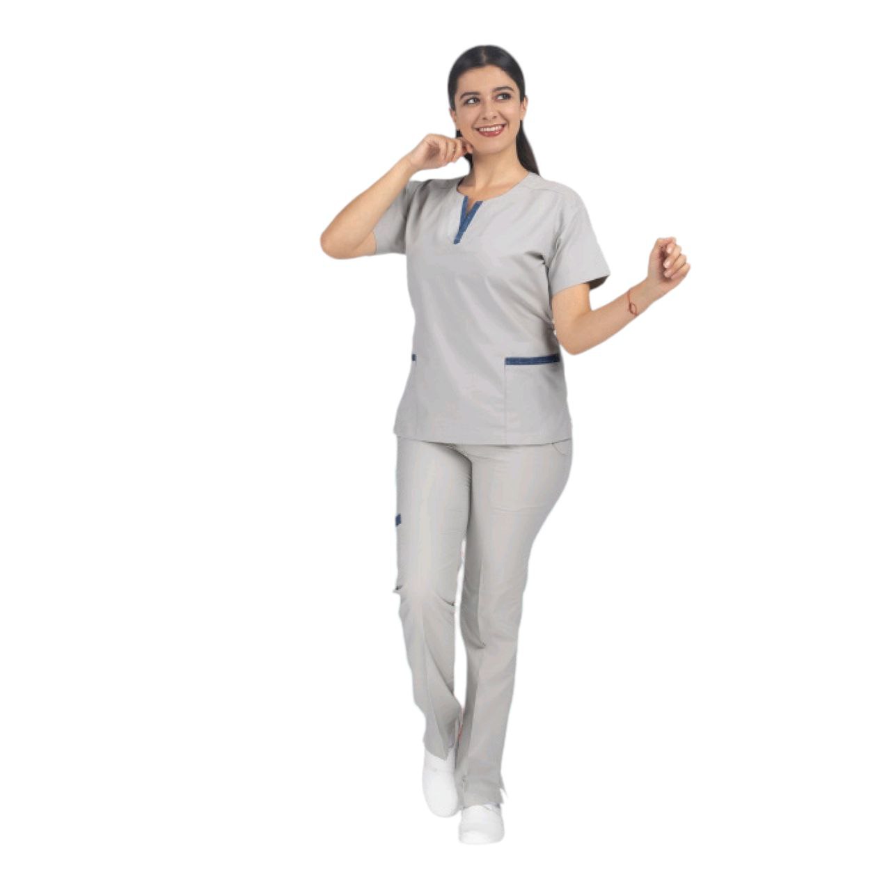 Filipina Médica Dama Scrub Top Electro Colores Galilea