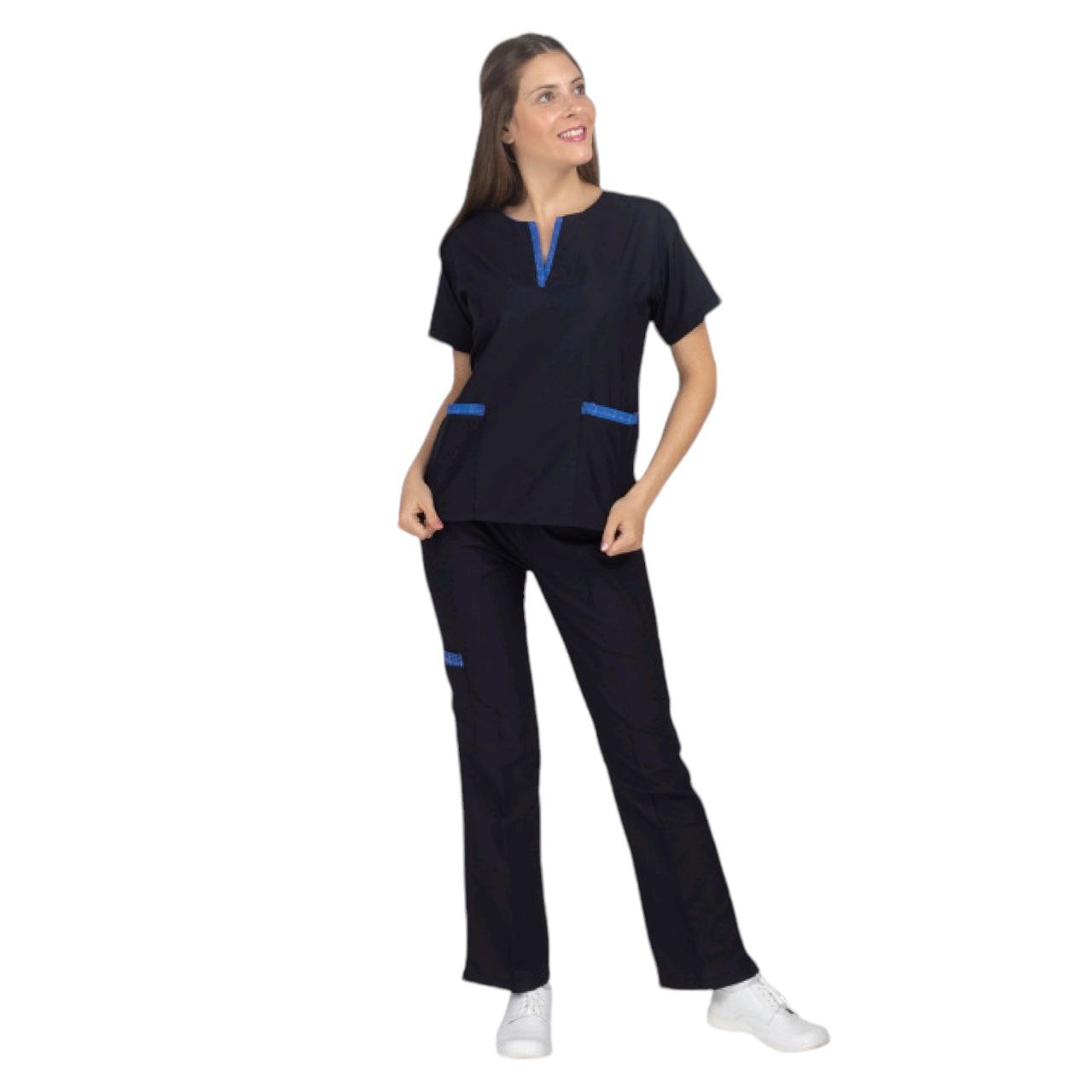 Filipina Médica Dama Scrub Top Electro Colores Galilea