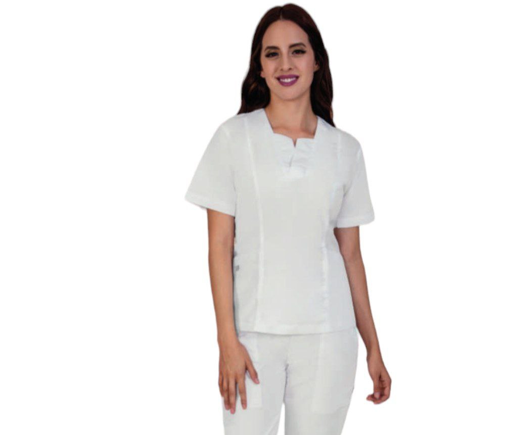 Conjunto Medico Quirurgico Dama Antifluido Blanco Hailee