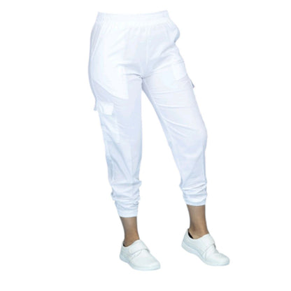 Pantalon Medico Dama Enfermeria Blanco Haiti Delgado EST