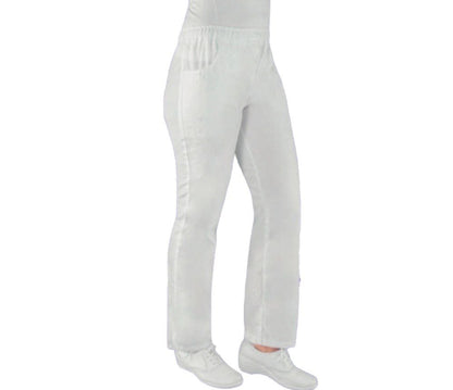 Pantalon Quirurgico Medico Clinico Blanco Dama ENF Irene ENF