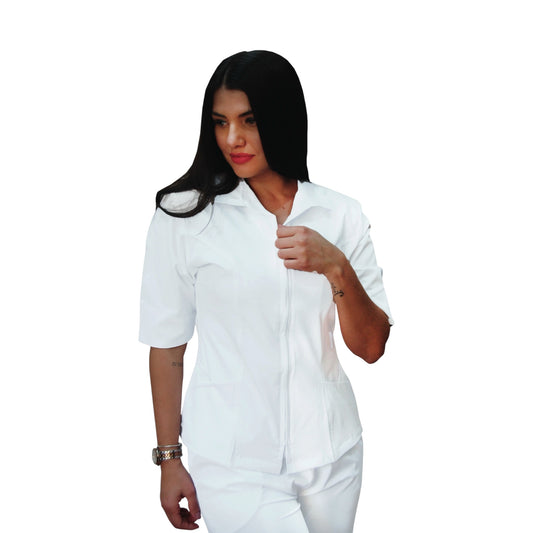 Filipina De Enfermería Para Dama de Cierre Antifluido Iris CLINIK