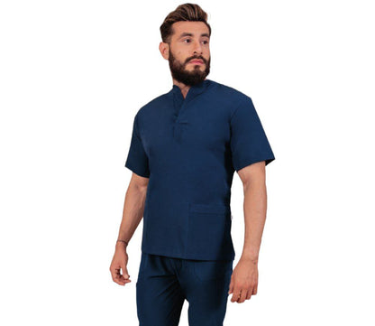 Conjunto Medico Quirurgico Hombre Antifluido Strech Kaled Colores ENF