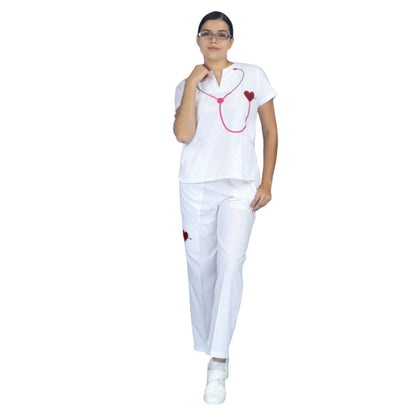 Filipina Enfermeria Dama Blanco Corazon EST Karla