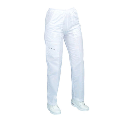 Pantalon Medico Enfermera Dama Blancos Figuras Karla EST