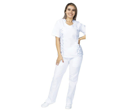 Filipina De Enfermeria Dama Enfermera Blanca Nubes Kendall EST