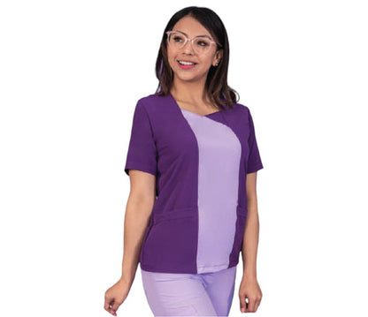 Conjunto Medico Quirurgico Dama Antifluido Lesly Bicolor ENF