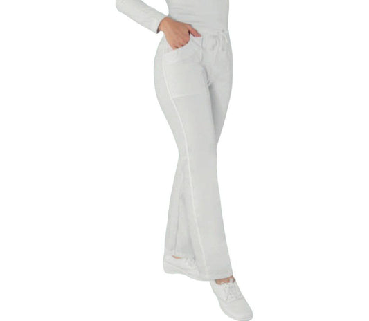 Pantalón Quirúrgico Médico Dama Blanco Mary