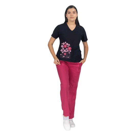 Filipina Medico Quirurgica Dama Flores 3d Colores Melanie