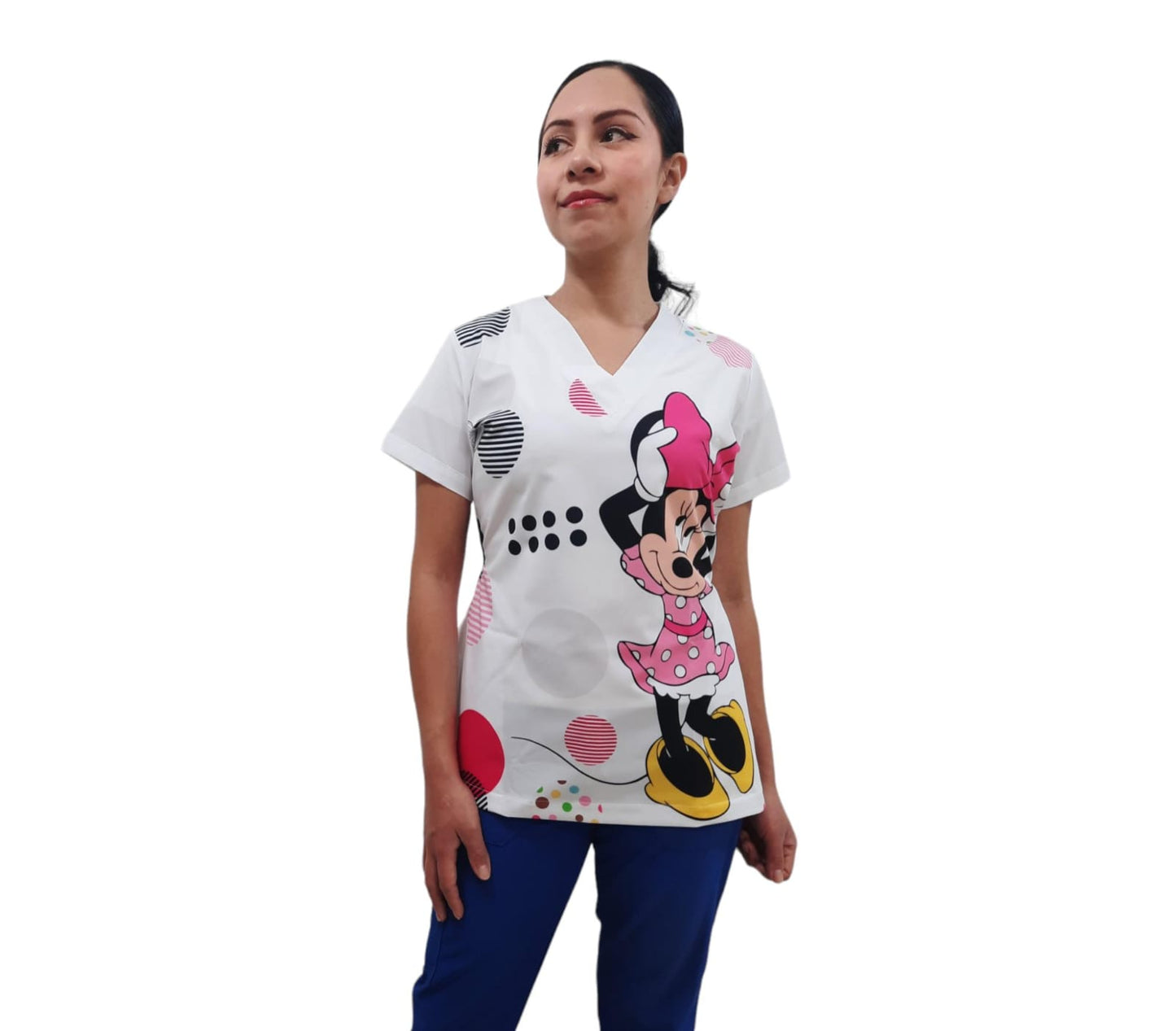 Filipina Medica Quirúrgica Dama Figuras Antifluido Mimi Minnie Blanca