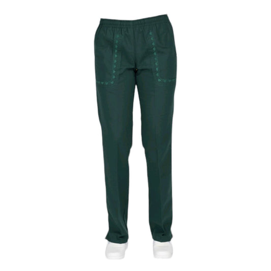 Pantalon Medico Quirurgico Dama Bordado Colores Miranda