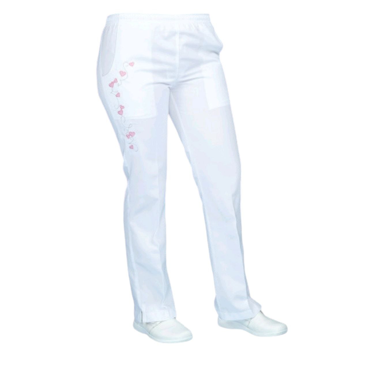 Pantalon Medico De Enfermeria Dama Corazones Rosas Molly