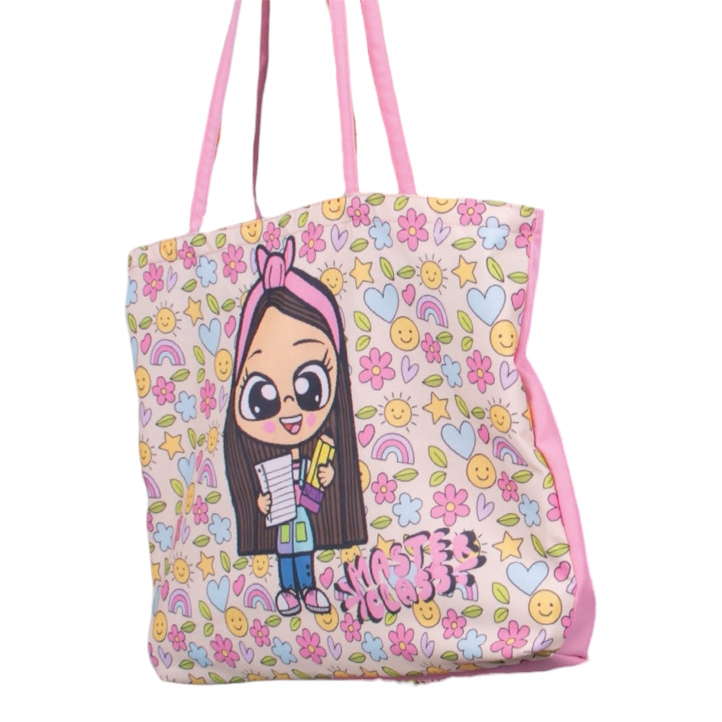 Bolsa Educadora Maestra Kinder Animada Asa Doble Premium