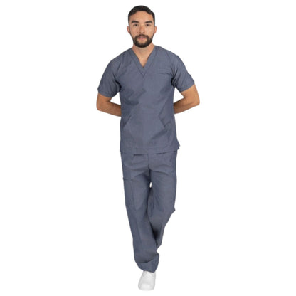 Conjunto Medico Quirurgico Hombre Mezclilla Oliver EST