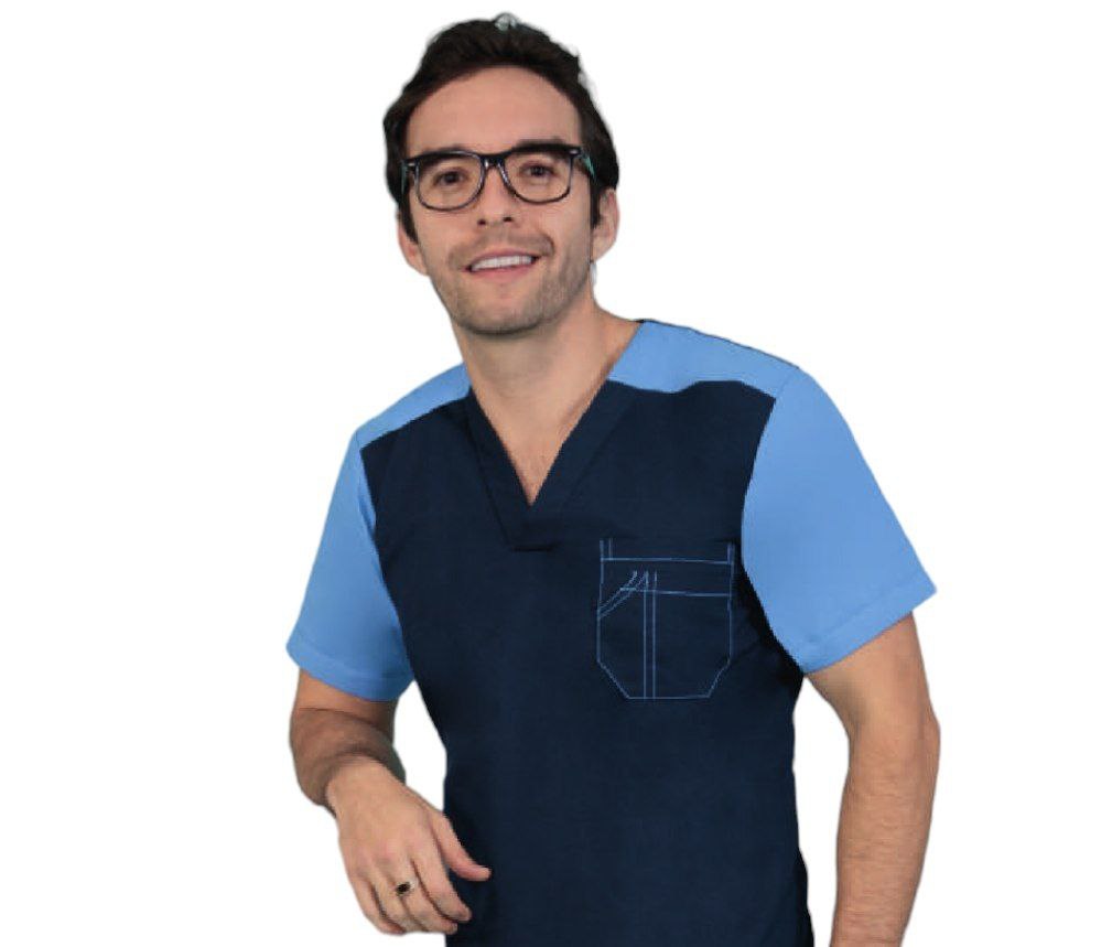 Conjunto Medico Quirurgico Hombre Tela Ligera Colores Oliver