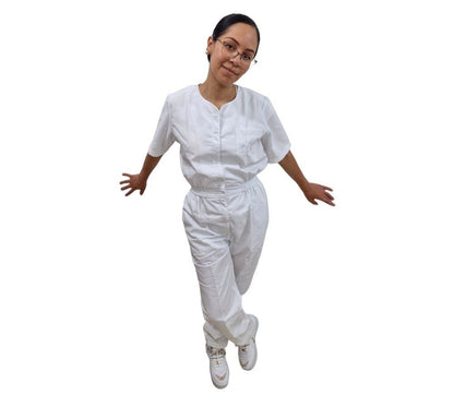 Overol De Enfermera O Vestido De enfermer­a Blanco Sandy EST