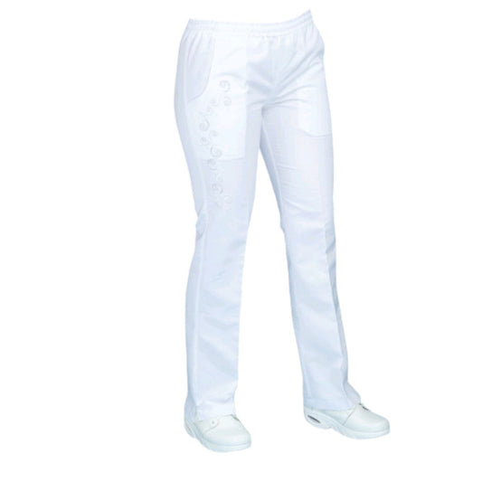 Pantalon Medico Enfermeria Dama Bordado Espiral Briana