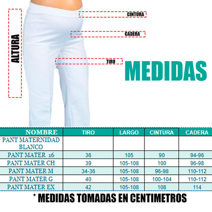 Pantalón Quirúrgico Médico Dama Maternidad AMB