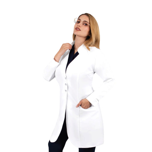 Bata Medica Clinica Moderna Para Dama Antifluido Pamela Enf