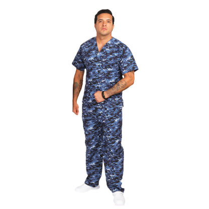 Conjunto Medico Scrub Quirurgico EST Camuflaje Unisex EST