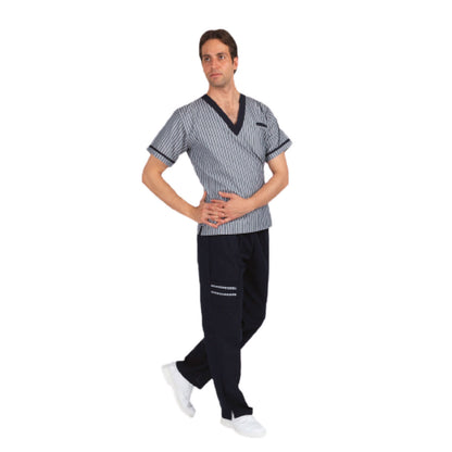 Conjunto Medico Scrub Quirurgico Hombre Pepe Rayas EST