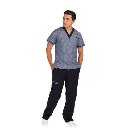 Conjunto Medico Scrub Quirurgico Hombre Pepe Rayas EST