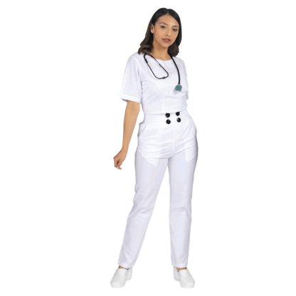 Conjunto Medico Quirurgico Dama Botones Alba EST