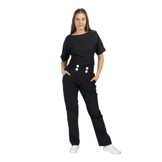 Conjunto Medico Quirurgico Dama Botones Alba