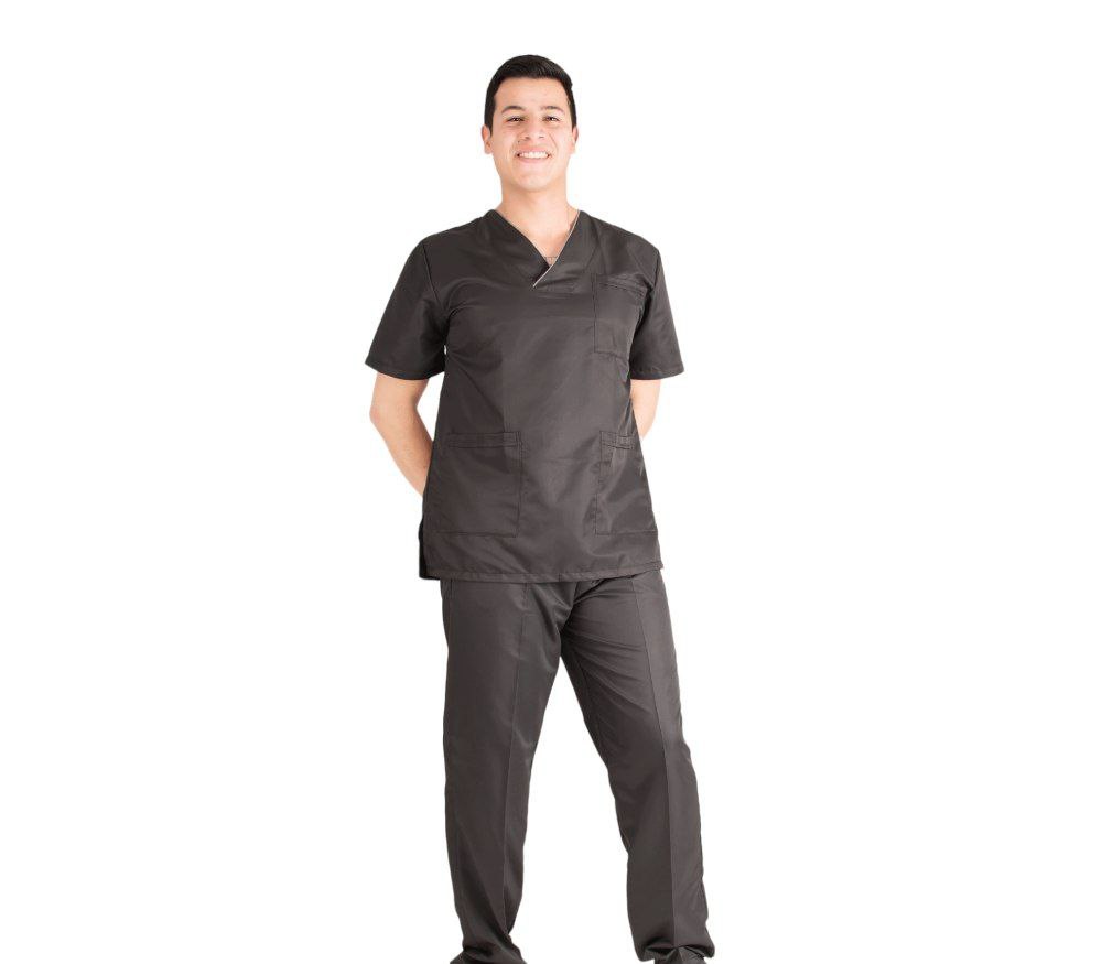 Conjunto Médico Scrub Quirúrgico Hombre Antifluido Caballero Amber