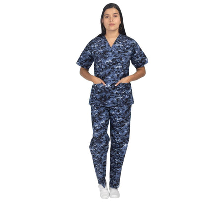Conjunto Medico Scrub Quirurgico EST Camuflaje Unisex EST