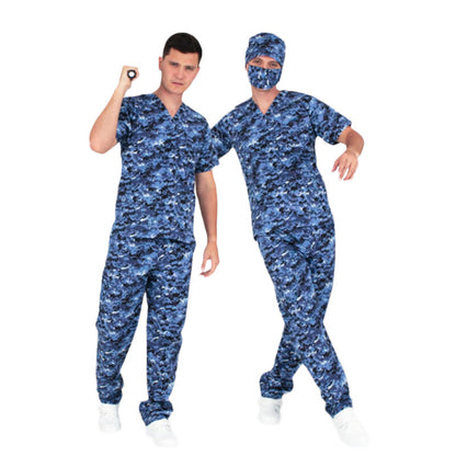 Conjunto Medico Scrub Quirurgico EST Camuflaje Unisex EST