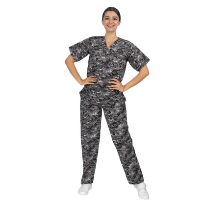Conjunto Medico Scrub Quirurgico EST Camuflaje Unisex EST