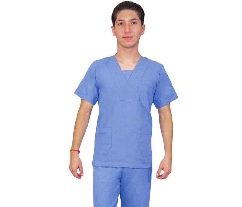 Conjunto Medico Quirurgico Hombre Reglamentario Algodon Plumbago Enfermedic