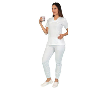 Conjunto Medico Quirurgico Dama Antifluido Romina ENF