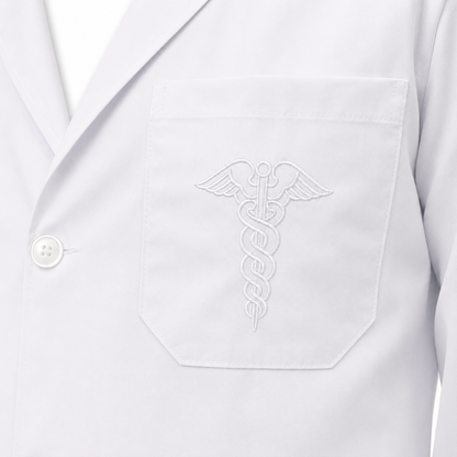 Saco Medico Cli­nico Caballero Bordado EST