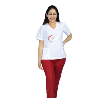 Filipina Enfermeria Dama Bordado Corazon Samantha EST