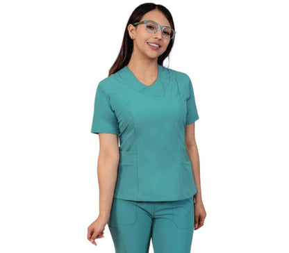 Conjunto Medico Quirurgico Dama Antifluido Strech Sherlyn Colores ENF