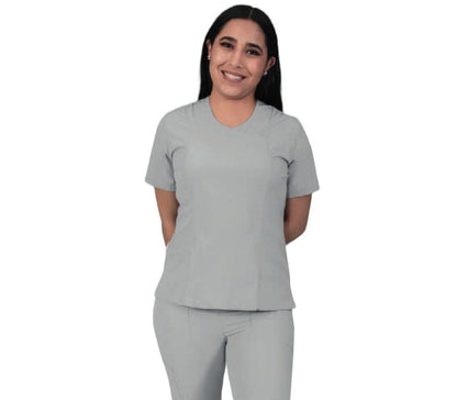 Conjunto Medico Quirurgico Dama Antifluido Strech Sherlyn Colores ENF
