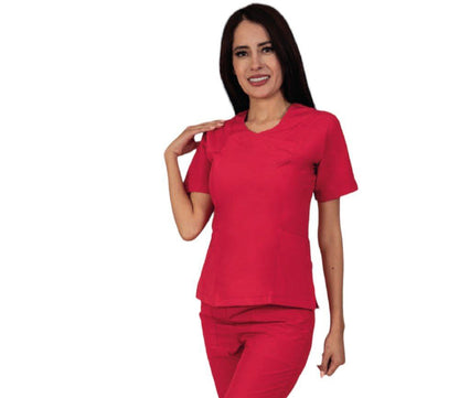 Conjunto Medico Quirurgico Dama Antifluido Strech Sherlyn Colores ENF