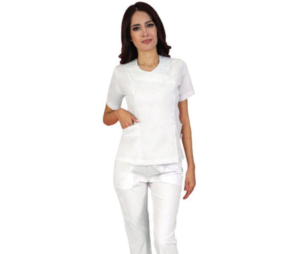 Conjunto Medico Quirurgico Dama Antifluido Strech Sherlyn Colores ENF