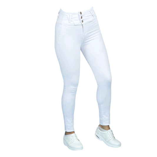 Pantalon Quirurgico Medico Dama Estetos Stretch Skinny