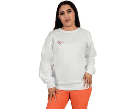 Sudadera Medica Cuello Redondo Quirurgica Unisex Colores ENF