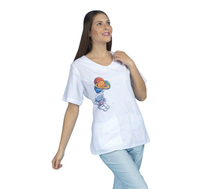 Filipina Medico Quirurgica Dama Ligera Space Globos Tiara EST