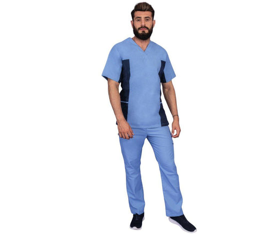 Conjunto Medico Quirurgico Hombre Colores Laterales Victor