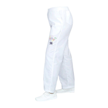 Pantalon Medico Enfermera Dama Ligera Bordado Globos Vivi EST