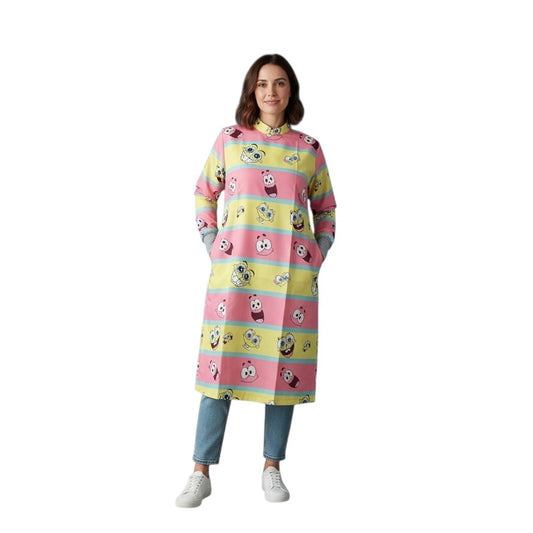 Bata Cirujano Antifluido Quirúrgica Colores Médica Animada ENF