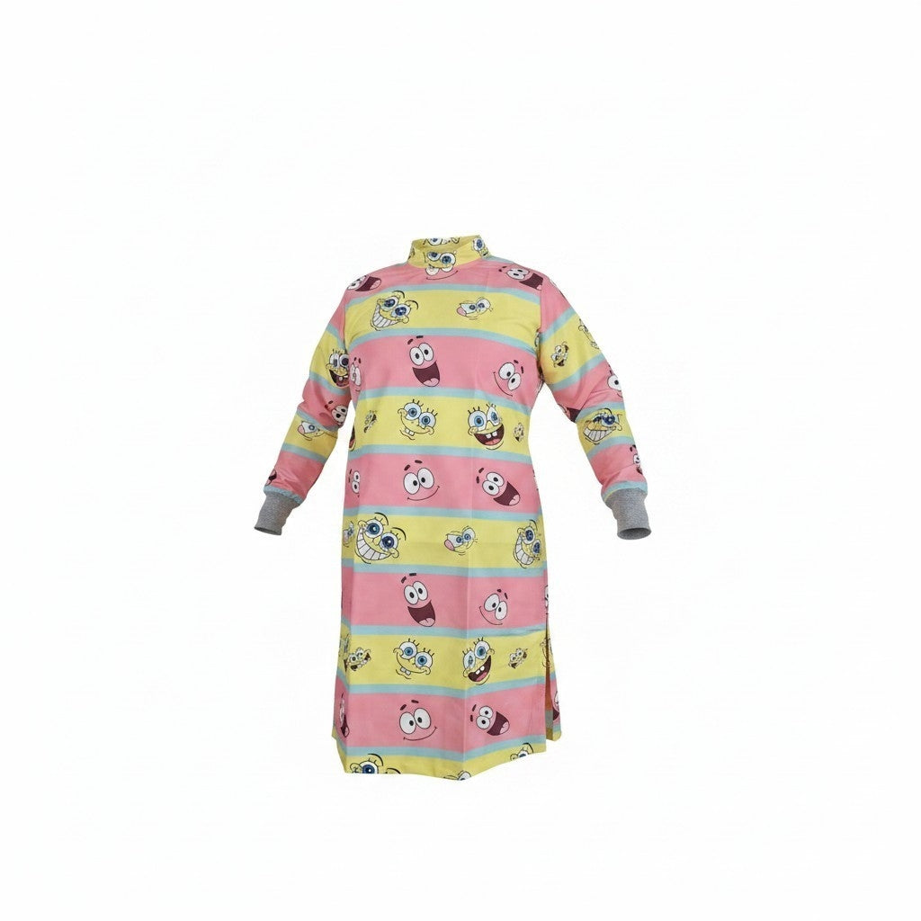 Bata Cirujano Antifluido Quirúrgica Colores Médica Animada ENF
