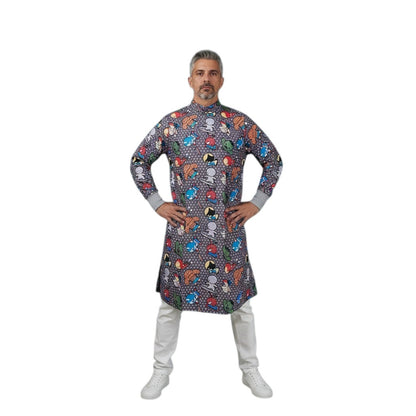 Bata Cirujano Antifluido Quirúrgica Colores Médica Animada ENF