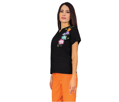Filipina Medica Quirurgica Dama Bordado Mexico flores Xochitl ENF